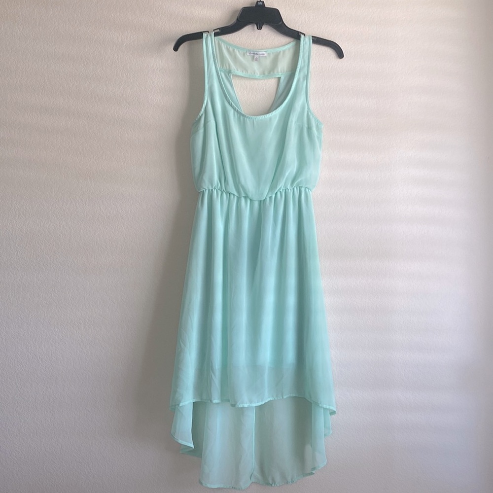 👗 beautiful Mint green Charlotte Russe Hi-low dress